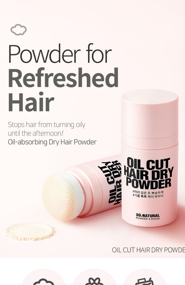 so natural - Oil Cut Hair Dry Powder 20g, 20g, 82 g, 
