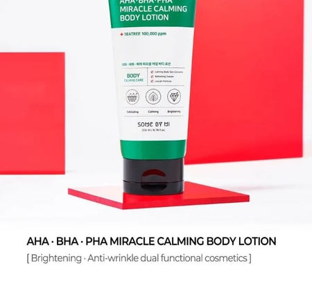 SOME BY MI - AHA, BHA, PHA Miracle Calming Body Lotion, 2024 Version - 200ml, 256 g, 8809647392019