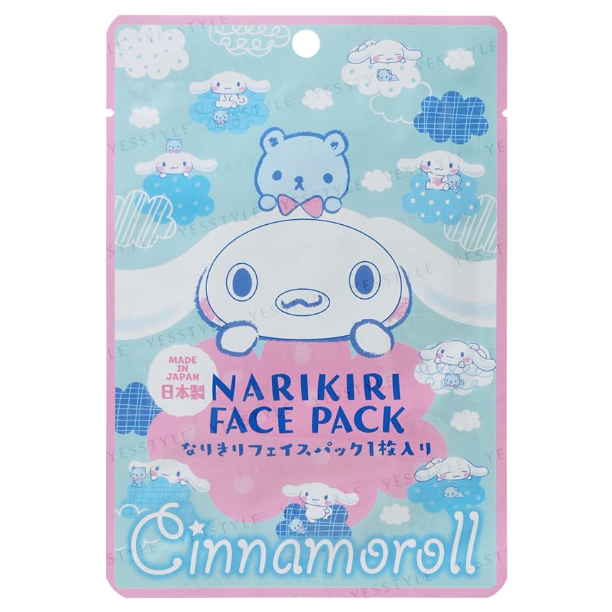 ASUNAROSYA - Sanrio Cinnamoroll Narikiri Face Pack, 1 pc, 50 g, 4991567273265