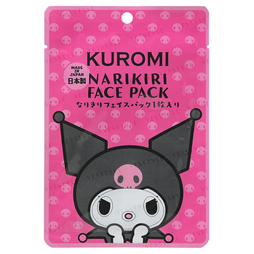 ASUNAROSYA - Sanrio Kuromi Narikiri Face Pack, 1 pc, 28 g, 4991567271728