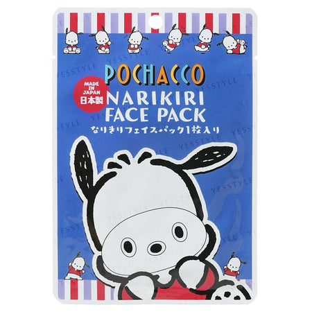 ASUNAROSYA - Sanrio Pochacco Narikiri Face Pack, 1 pc, 28 g, 4991567273272