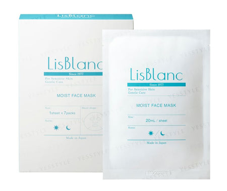 LisBlanc - Moist Face Mask, 7 pcs, 200 g, 4560413153923