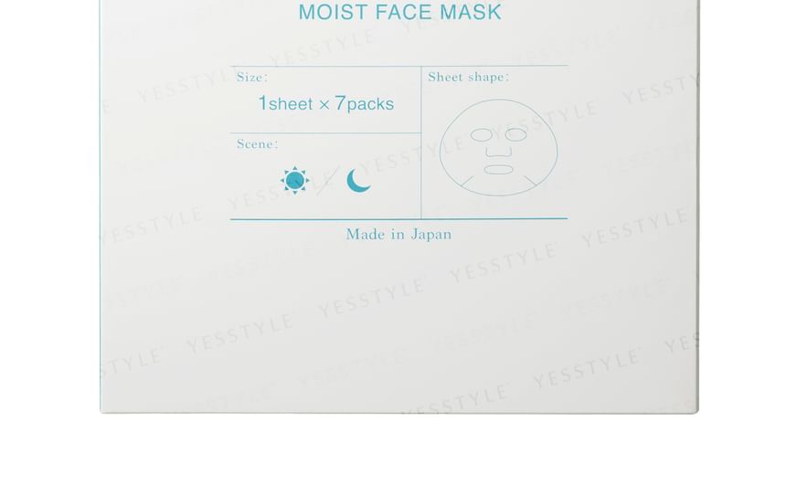 LisBlanc - Moist Face Mask, 7 pcs, 200 g, 4560413153923