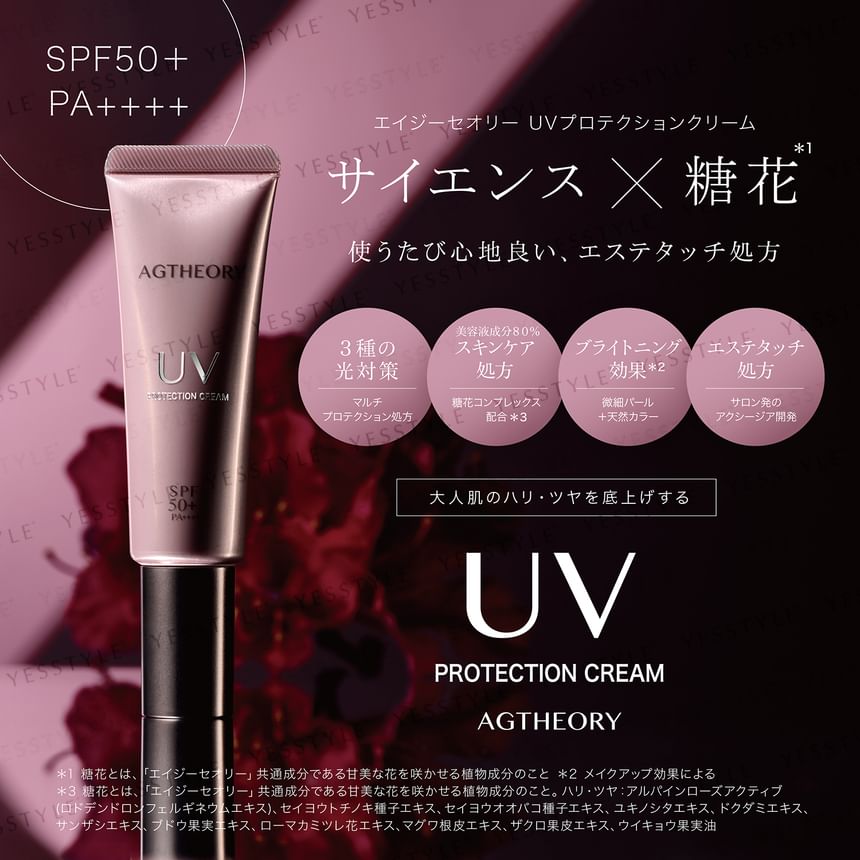 AXXZIA - AGtheory UV Protection Cream, 40g, 80 g, 4560413154241