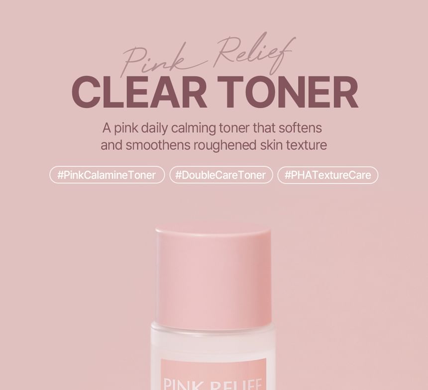 too cool for school - Pink Relief Clear Toner, 200ml, 260 g, 8809815643776