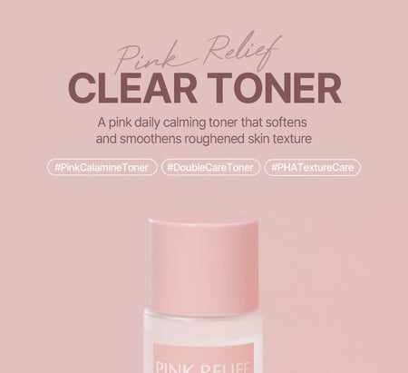 too cool for school - Pink Relief Clear Toner, 200ml, 260 g, 8809815643776