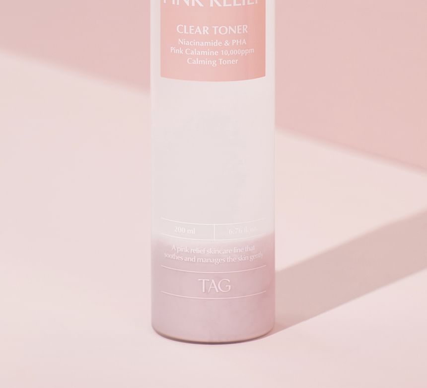 too cool for school - Pink Relief Clear Toner, 200ml, 260 g, 8809815643776