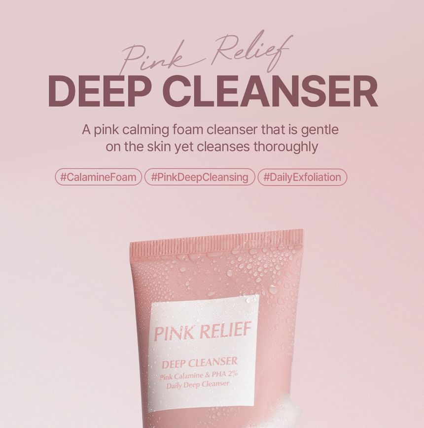 too cool for school - Pink Relief Deep Cleanser, 150ml, 199 g, 8809815643806