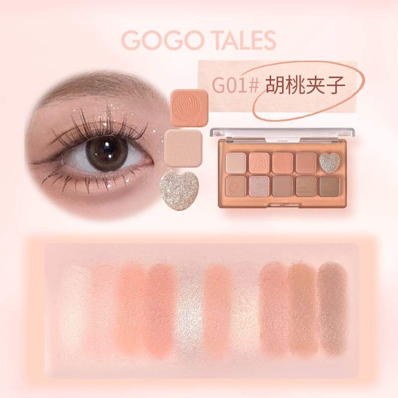 GOGO TALES - Sweet Misty Eyeshadow Palette - 01, #G01 - 12g, 100 g, 6955416236809