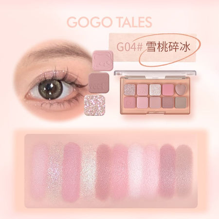 GOGO TALES - Sweet Misty Eyeshadow Palette - 04, #G04 - 12g, 100 g, 6955416236830