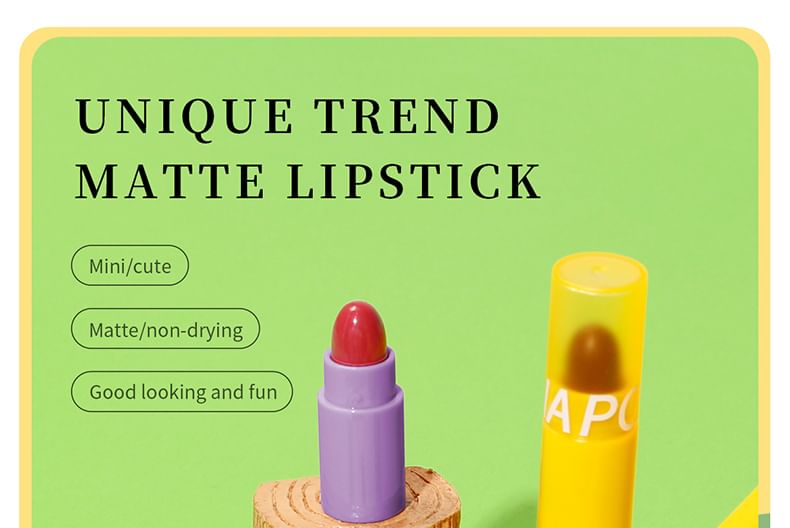 JULIA POP - 4 In 1 Matte Lipstick, 4g (1g x 4), 20 g, 6951286442609