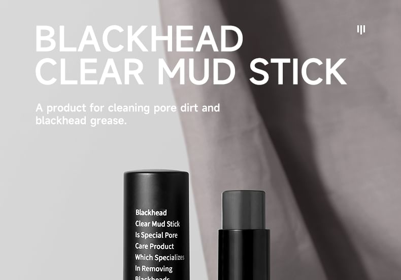JULIA POP - Blackhead Clear Mud Stick, 1pc - 7g, 40 g, 6951286442845