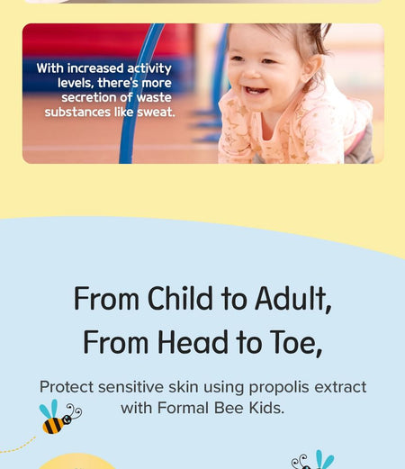 Formal Bee - Kids Propolis Mild Face & Body Lotion Mini, 30ml, 48 g, 8809670682132