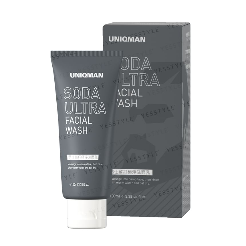 BHK’s - Uniqman Soda Ultra Facial Wash, 100ml, 150 g, 4713051527698