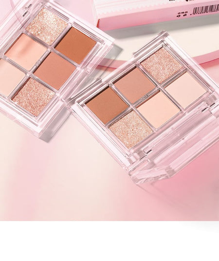 ROZO - British Ballet 6 Colours Eyeshadow Palette, 1.1g x 6, 61 g, 6973859614862