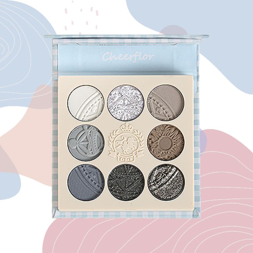 CHEERFLOR - Farley Garden Magic Circle Embossed Eyeshadow - CFR971 Haze Blue, CFR971 Haze Blue - 6.8g, 70 g, 6973411954825