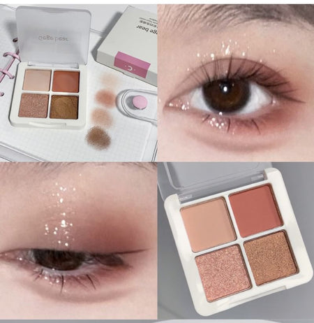 Gege Bear - Four Color Eyeshadow Palette - Maple, #Maple - 6g, 100 g, 