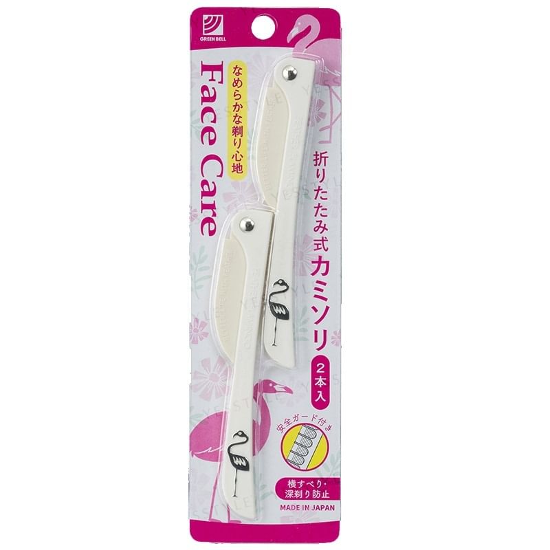 Green Bell - Multi-Purpose Folding Razor, 2 pcs, 40 g, 4972525535106