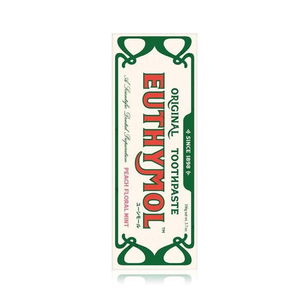 Ginza Stefany Tokyo - EUTHYMOL Original Toothpaste Peach Floral Mint, 106g, 127 g, 4571537797573