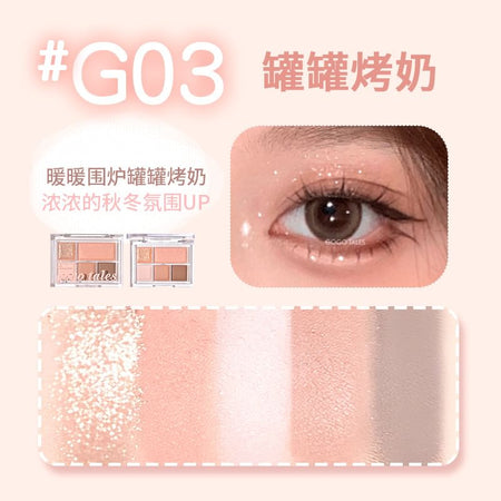 GOGO TALES - 5 Color Eyeshadow - G03, #G03 - 10g, 69 g, 6955416236908