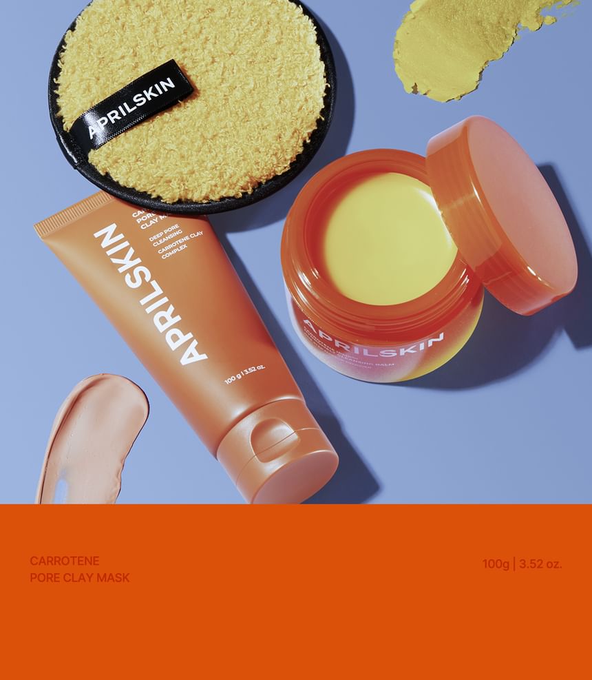 APRILSKIN - Carrotene Pore Clay Mask, 100g, 135 g, 8809960356675