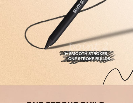 BEAUTY GLAZED - Pure Eyeliner Pen, Black - 0.6g, 20 g, 6975640632130