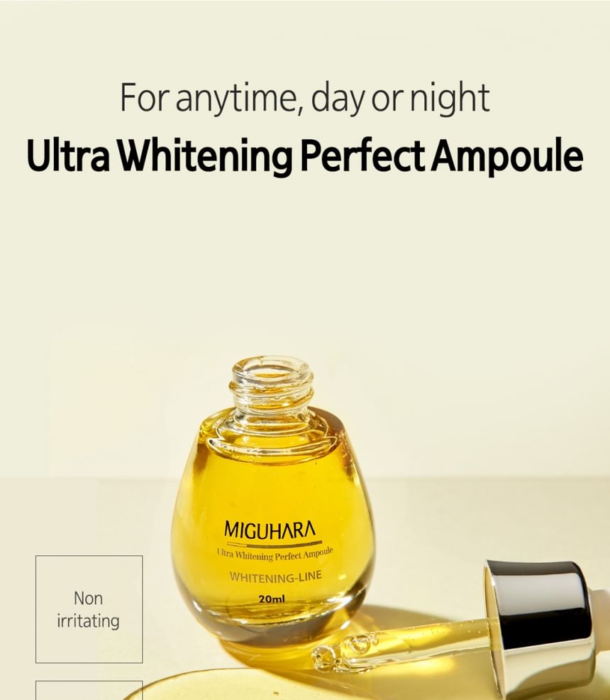 MIGUHARA - Ultra Whitening Perfect Ampoule Jumbo, 50ml, 185 g, 8809551735186