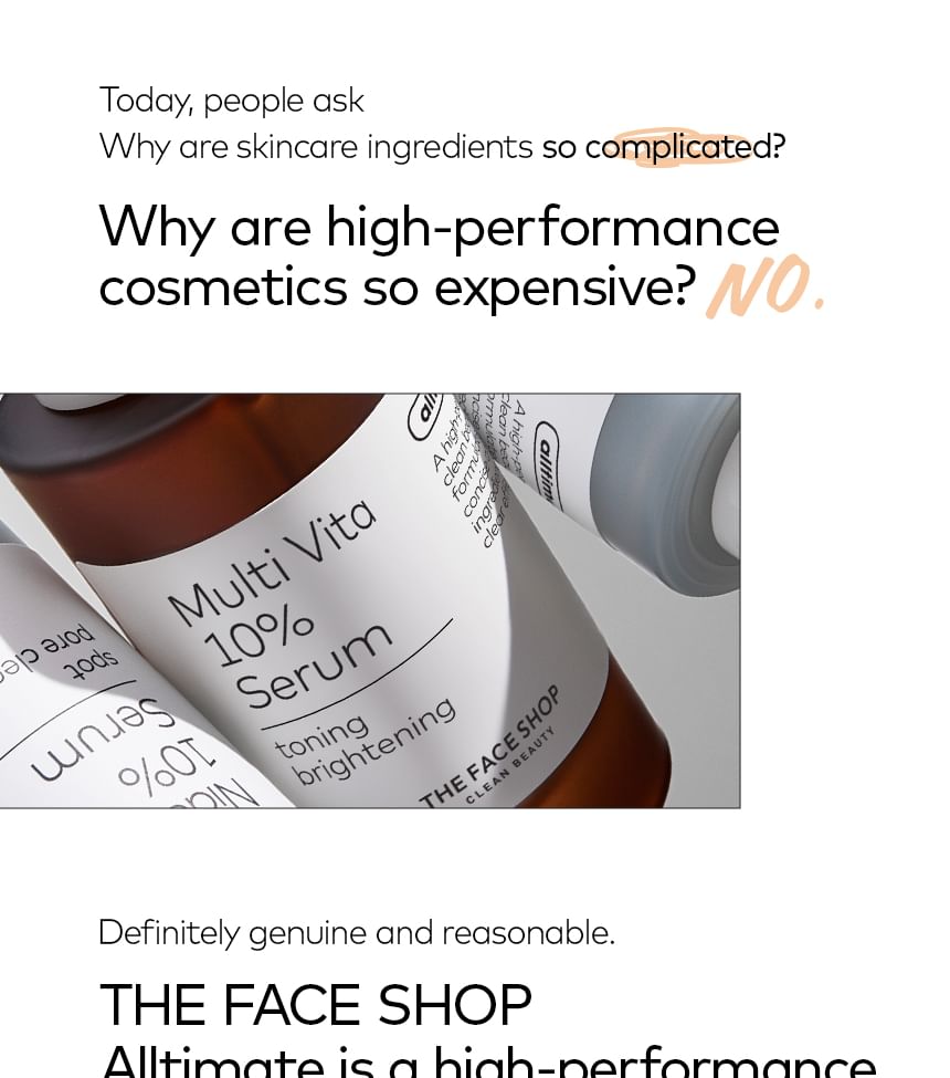 THE FACE SHOP - Alltimate Multi Vita 10% Serum, 30ml, 147 g, 8809949488748