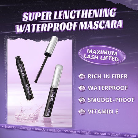 IRENEDA - Super Lengthening Waterproof Mascara, Black - 4g, 20 g, 6941845811854