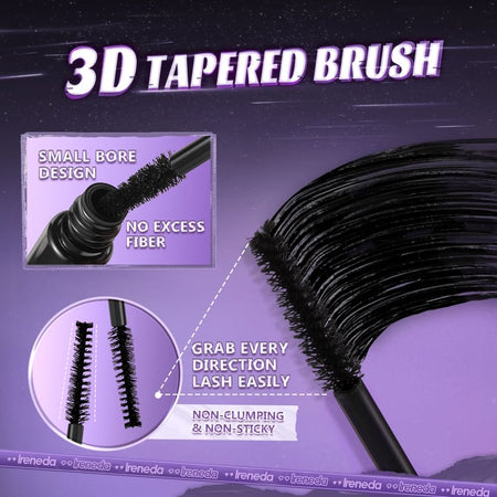 IRENEDA - Super Lengthening Waterproof Mascara, Black - 4g, 20 g, 6941845811854