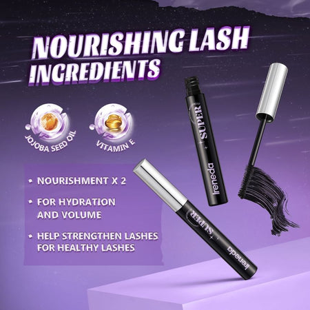 IRENEDA - Super Lengthening Waterproof Mascara, Black - 4g, 20 g, 6941845811854