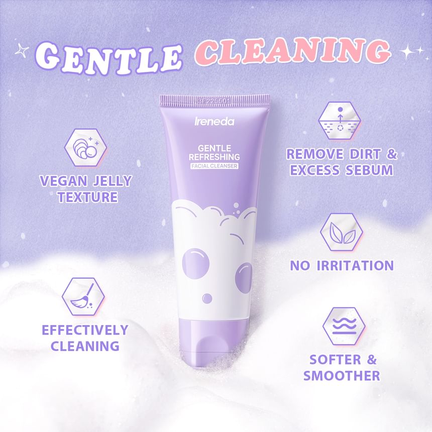 IRENEDA - Gentle Refreshing Facial Cleanser, 60g, 85 g, 6941845820870