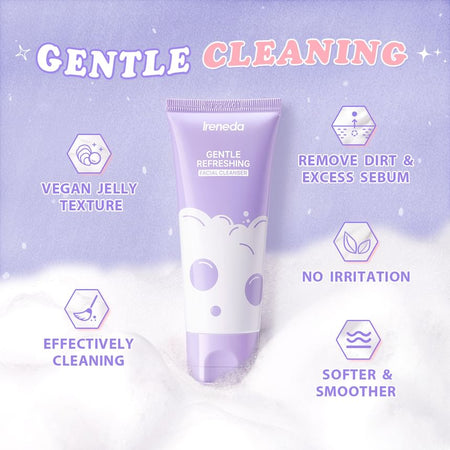 IRENEDA - Gentle Refreshing Facial Cleanser, 60g, 85 g, 6941845820870