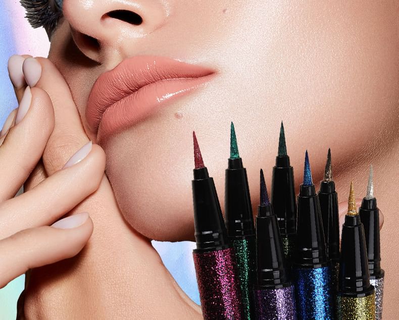 IMAGIC - 8 Colours Glitter Liquid Eyeliner Kit, 8*1.8ml, 81 g, 6970855704061