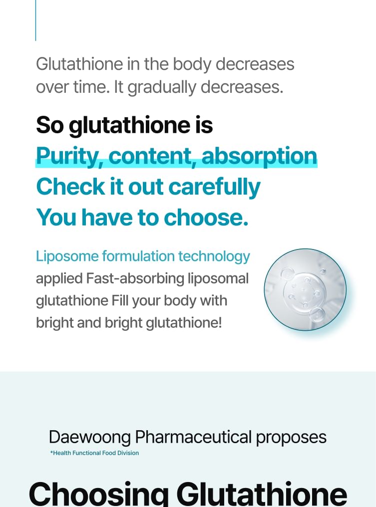 DAEWOONG - Dr. Bear+ RX Liposome Glutathione MAX, 375.5mg x 30 films, 51 g, 8806000000550