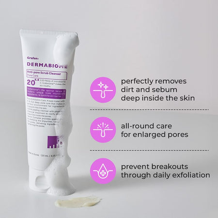 GRAFEN - Dermabiome Anti-pore Scrub Cleanser, 120ml, 300 g, 8809642617872