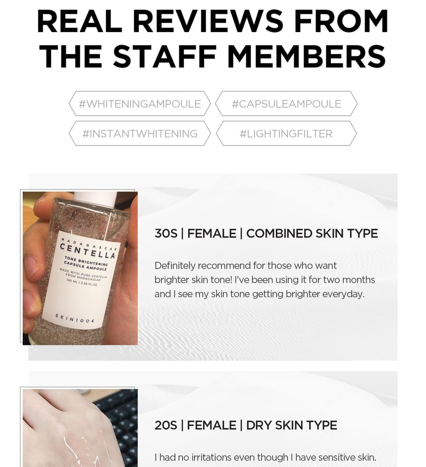 SKIN 1004 - Madagascar Centella Tone Brightening Capsule Ampoule, 50ml, 185 g, 8809913830627
