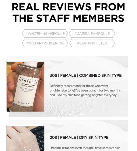 SKIN 1004 - Madagascar Centella Tone Brightening Capsule Ampoule, 50ml, 185 g, 8809913830627