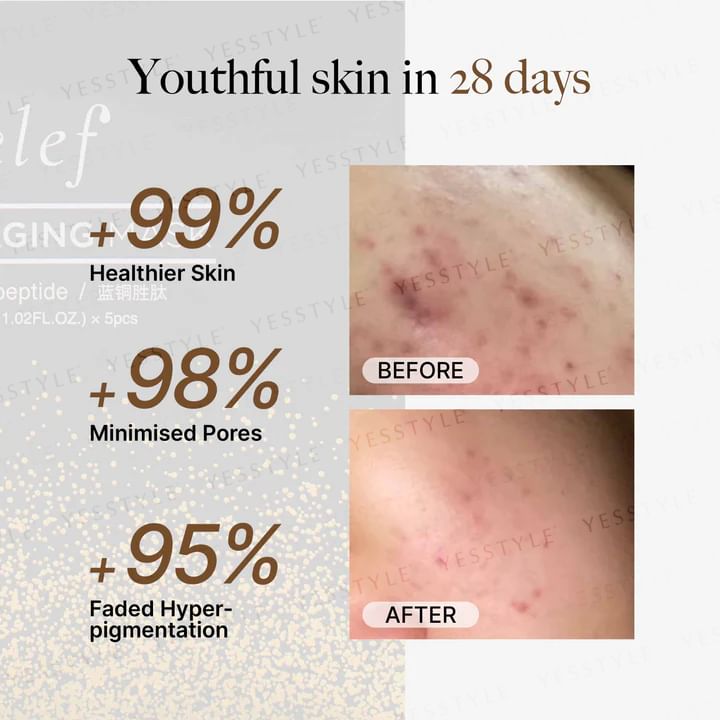 clef - Anti-Aging Copper Peptide Mask, 5 pcs, 180 g, 9556839301999