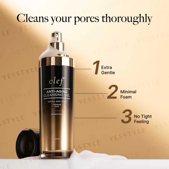 clef - Anti-Aging Cleansing Gel, 120ml, 260 g, 9556839310373