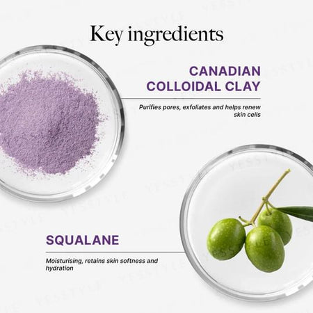 clef - Canadian Purple Clay Purifying Mask, 100g, 240 g, 9556839900260