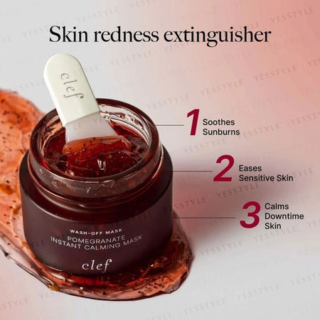 clef - Pomegranate Instant Calming Mask, 100g, 240 g, 9556839310465