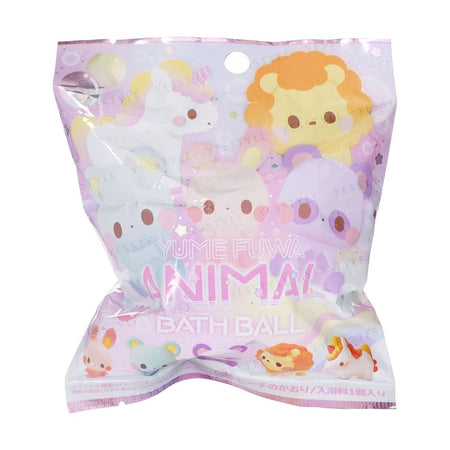 SK Japan - Yumefuwa Animal Bath Ball, 1 pc - Random Style, 91 g, 4544815063394