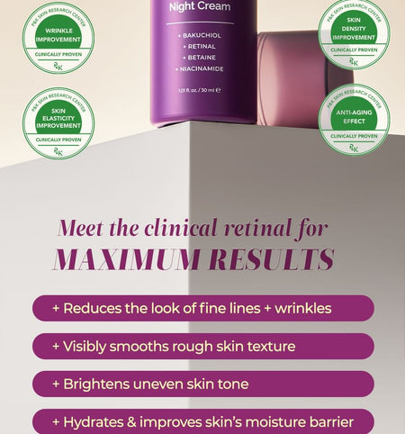 MOTHER MADE - Retinal+Bakuchiol Youth Activating Night Cream, 30ml, 80 g, 8809380062019