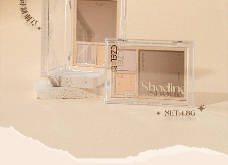 CZEL - 3D Color Correction Highlight & Contour Palette, 4.8g, 40 g, 6957574872493