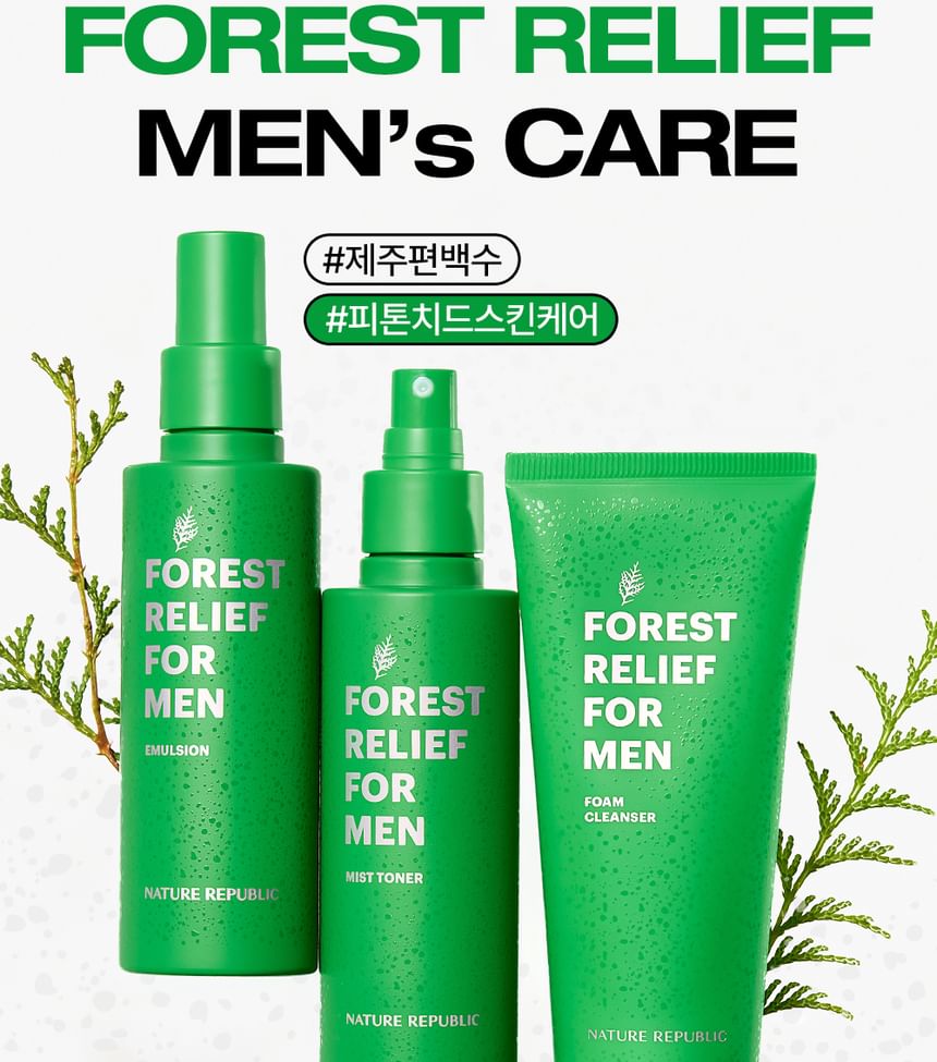 NATURE REPUBLIC - Forest Relief For Men Mist Toner, 150ml, 375 g, 8806173484072