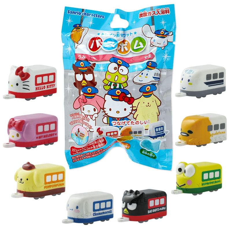 Sanrio - Sanrio Characters Train Bath Ball, 1 pc, 160 g, 4901610715789