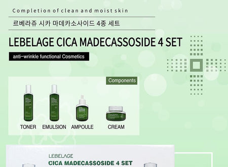 LEBELAGE - Cica Madecassoside 4 Set, 4 pcs, 1350 g, 8809445611343