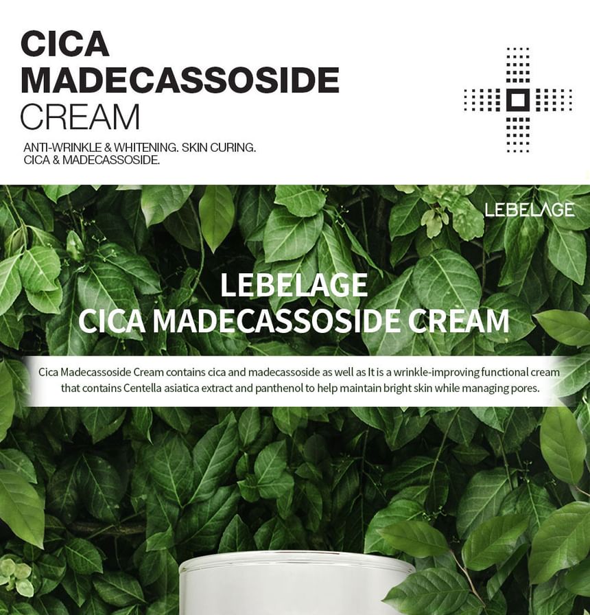LEBELAGE - Cica Madecassoside Cream, 55ml, 255 g, 8809445616140