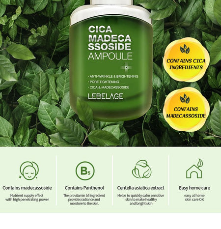 LEBELAGE - Cica Madecassoside Ampoule, 35ml, 185 g, 8809445616157